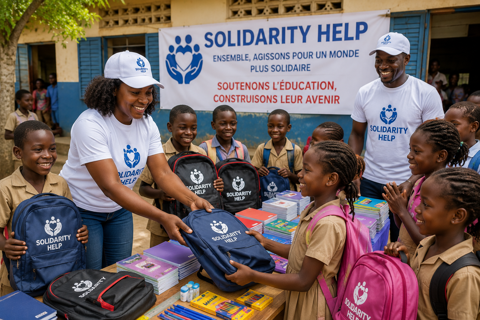 Plus de 500 kits scolaires distribués pour soutenir la rentrée des enfants