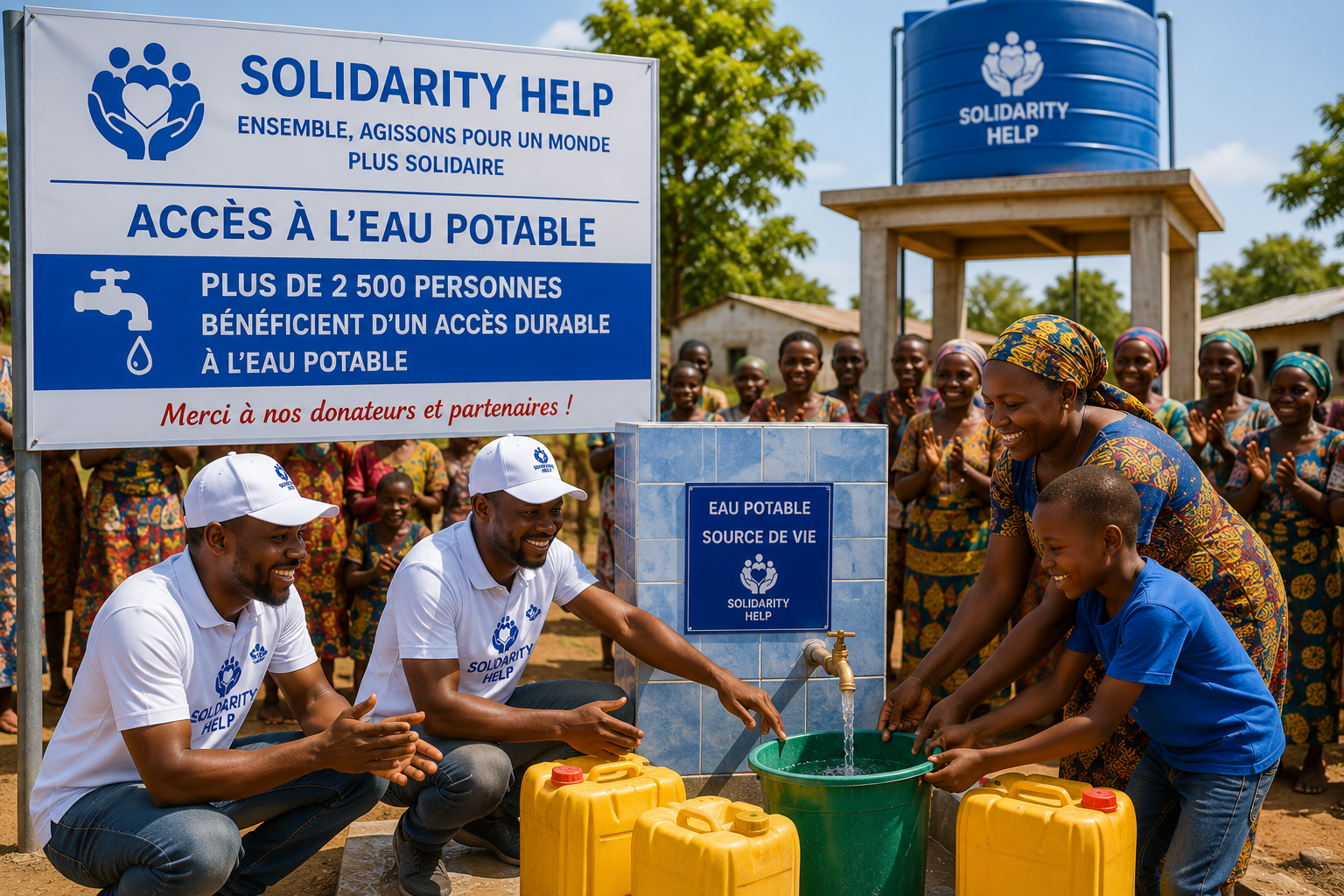 Plus de 2 500 personnes bénéficient d'un accès durable à l'eau potable