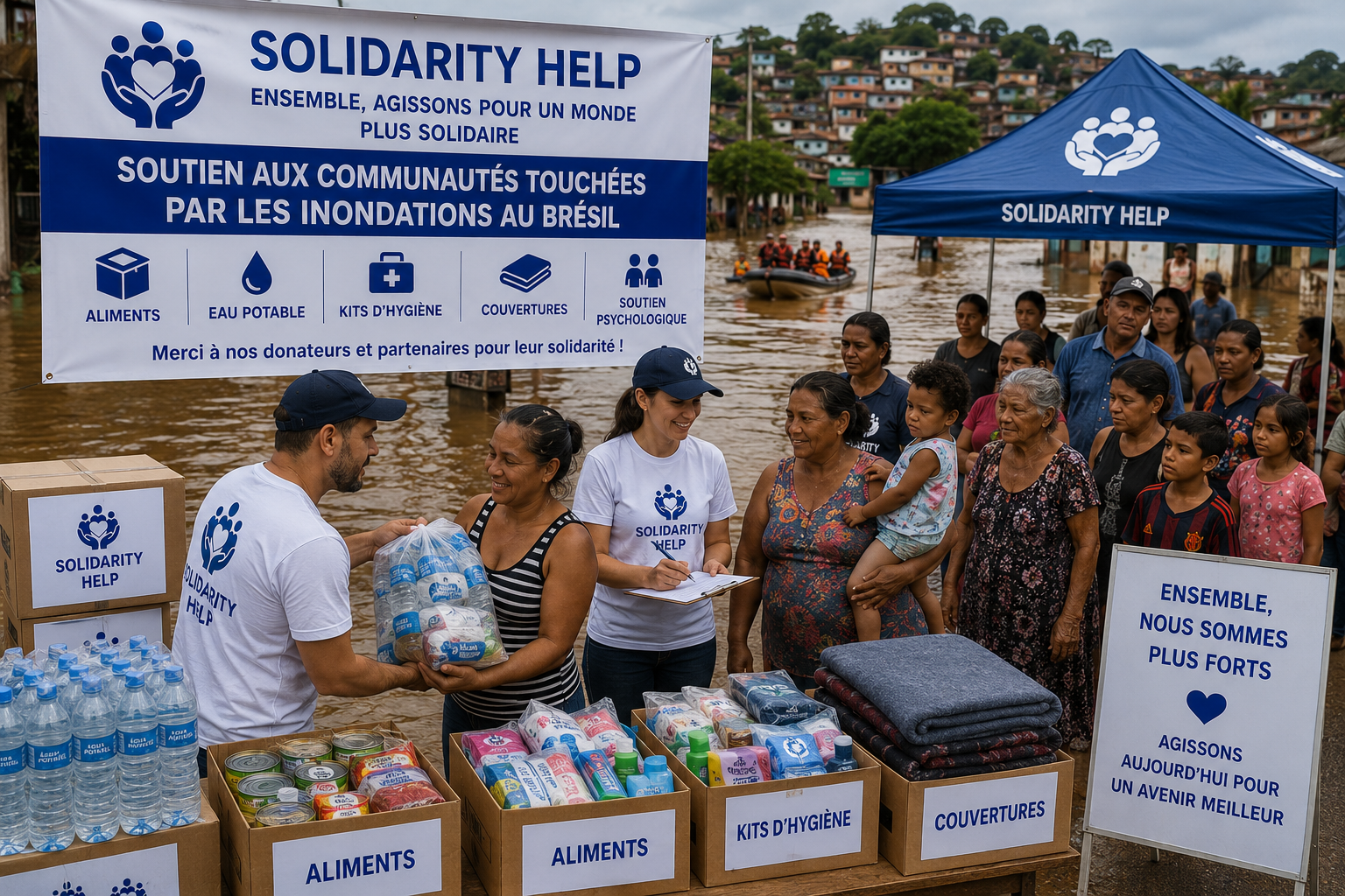 Solidarity Help soutient les communautés touchées par les inondations au Brésil
