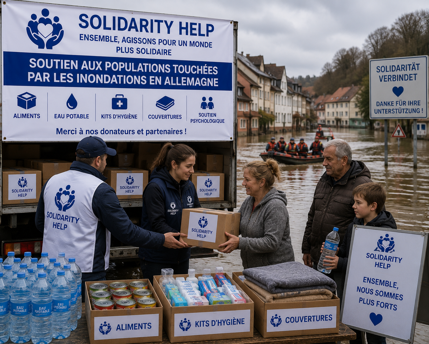 Solidarity Help soutient les populations touchées par les inondations dévastatrices en Allemagne